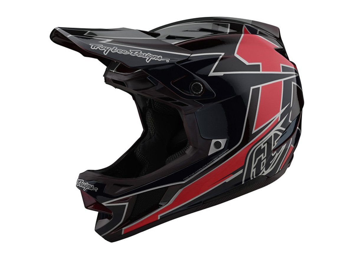 Troy Lee Designs D4 Composite MIPS Full Face Helmet - Graph - Red - 2021 Graph Red X-Small 