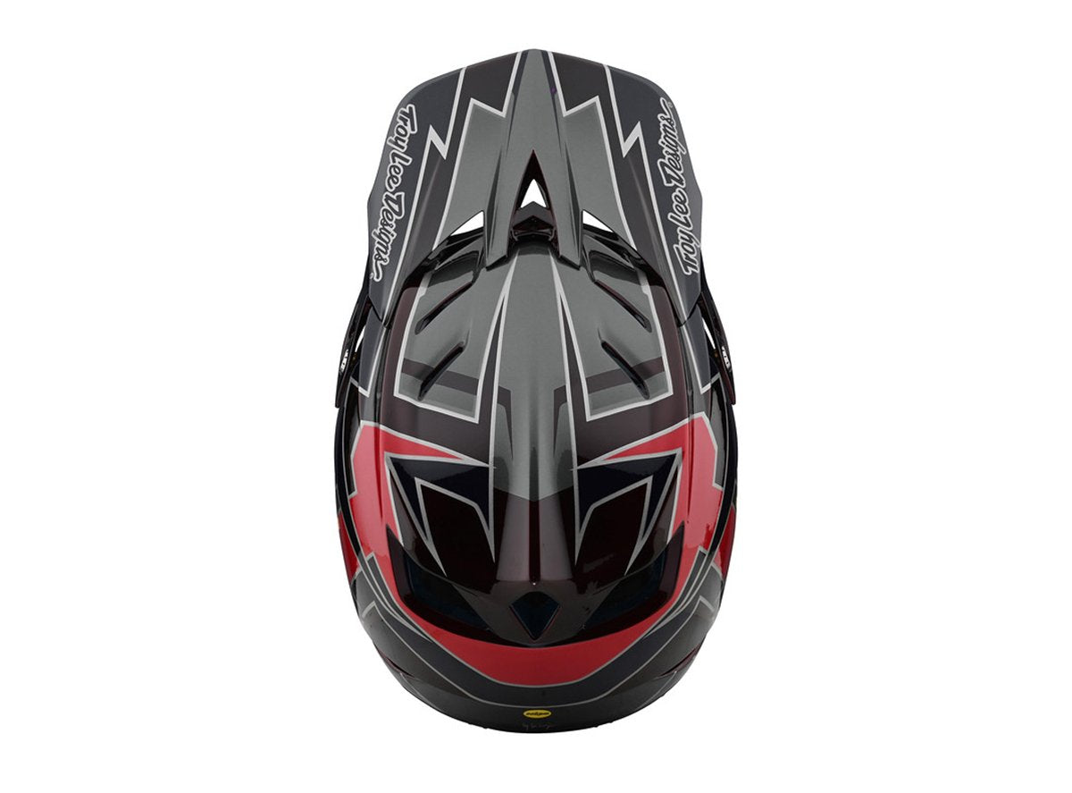 Troy Lee Designs D4 Composite MIPS Full Face Helmet - Graph - Red - 2021