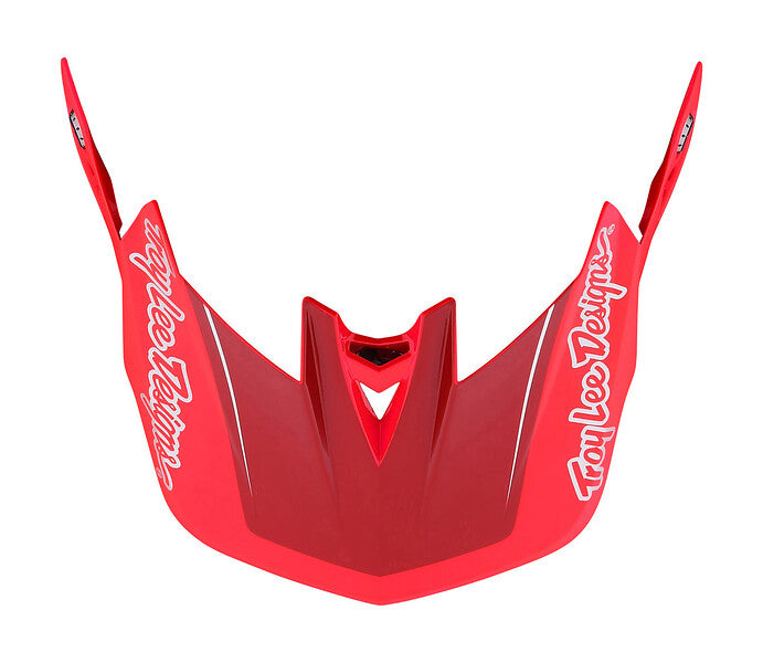 Troy Lee Designs D4 Replacement Visor - Shadow - Glo Red Glo Red  