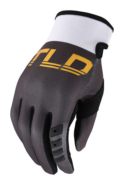 Troy Lee Designs GP MTB Glove - Womens - Gray-Gold - 2022 Gray - Gold Small 