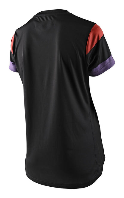 Troy Lee Designs Lilium Short Sleeve MTB Jersey - Womens - Rugby - Black