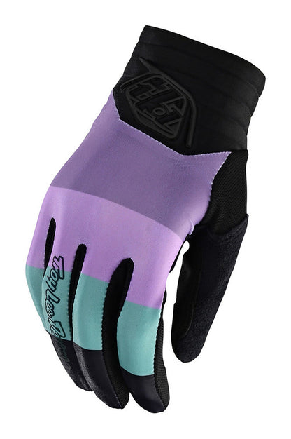 Troy Lee Designs Luxe MTB Glove - Womens - Rugby - Black - 2022 Black Small 