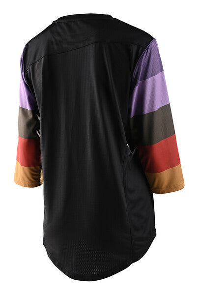 Troy Lee Designs Mischief 3/4 Sleeve MTB Jersey - Womens - Rugby - Black