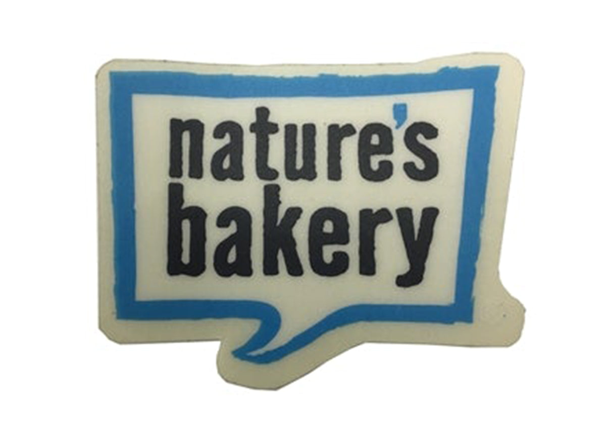 Troy Lee Designs Nature's Bakery Sticker Cyan 2" x 1.6" 