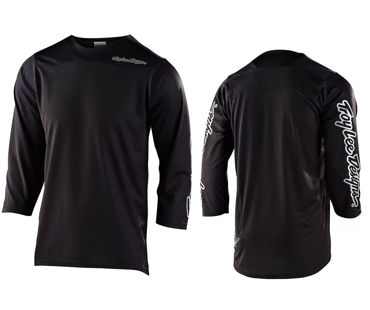 Troy Lee Designs Ruckus 3/4 Sleeve MTB Jersey - Black - 2020