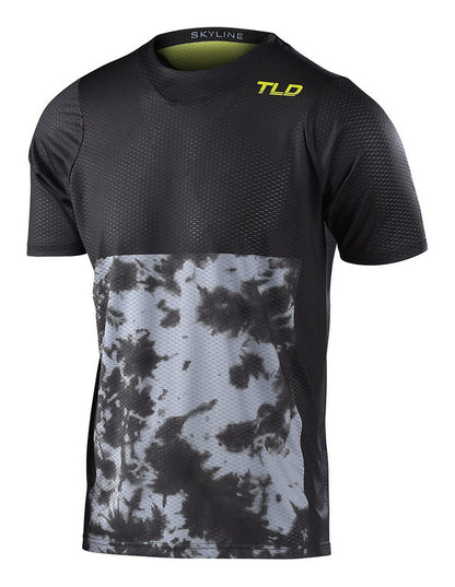 Troy Lee Designs Skyline Air Short Sleeve MTB Jersey - Breaks - Carbon - 2022 Carbon Small 