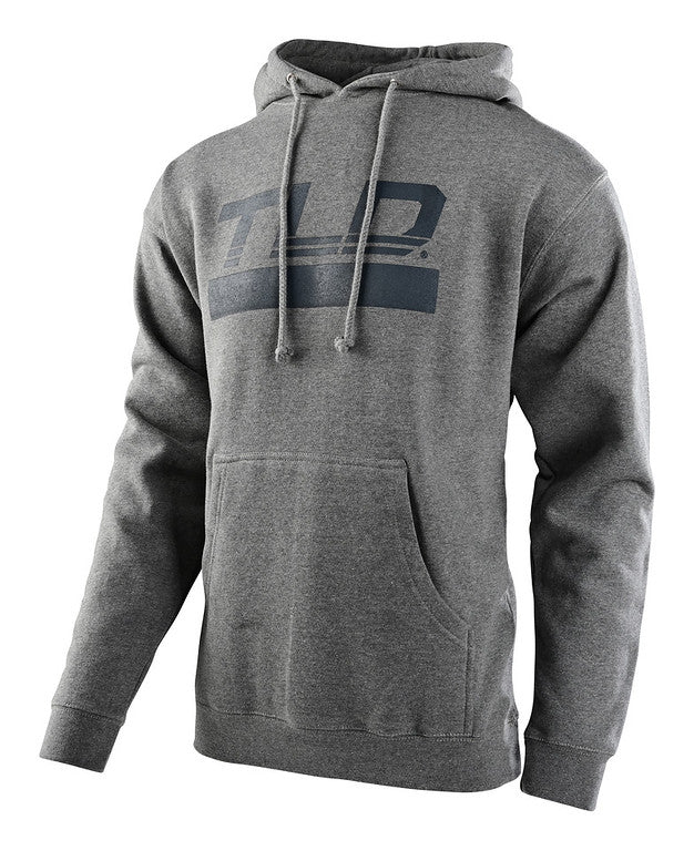 Troy Lee Designs Speed Logo Pullover Hoodie - Gunmetal Heather Gunmetal Heather Small 