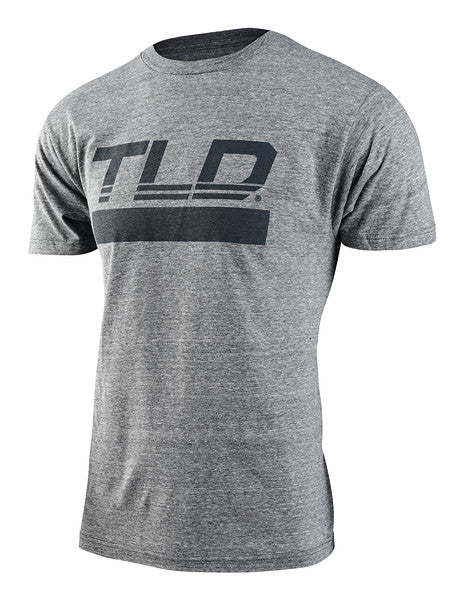 Troy Lee Designs Speed Logo Short Sleeve Tee - Ash Heather Ash Heather Small 