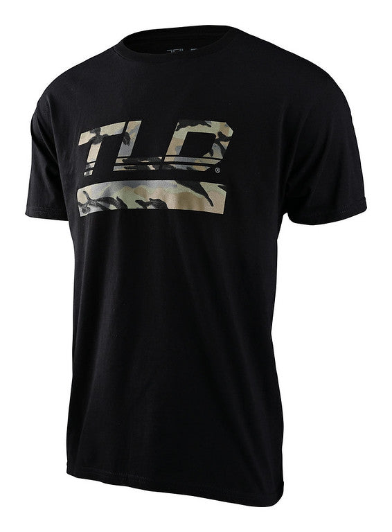 Troy Lee Designs Speed Logo Short Sleeve Tee - Black Black Small 