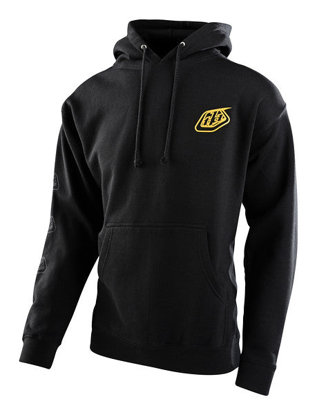 Troy Lee Designs Stamp Pullover Hoodie - Black Black Small 