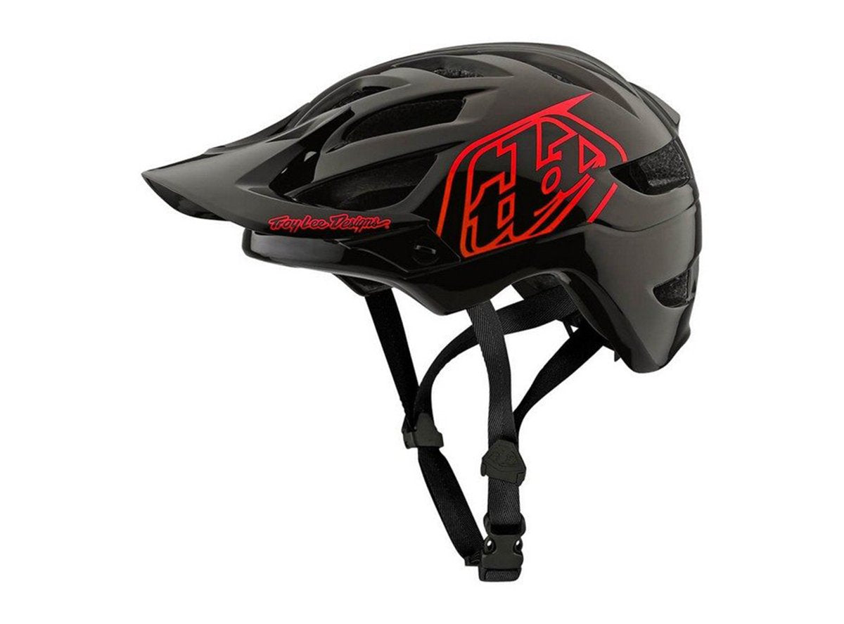 Troy Lee Designs A1 Drone Helmet - Youth - Black-Red Black - Red One Size 