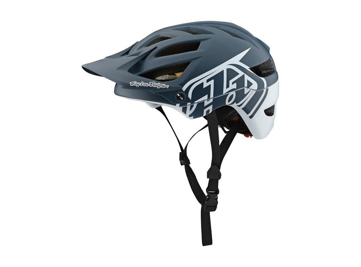 Troy Lee Designs A1 MIPS MTB Helmet - Classic - Classic Gray-White - 2019 Gray - White X-Small 