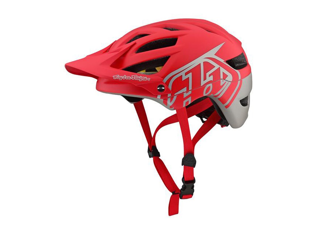 Troy Lee Designs A1 MIPS MTB Helmet - Classic - Red-Silver - 2019 Red - Silver X-Small 