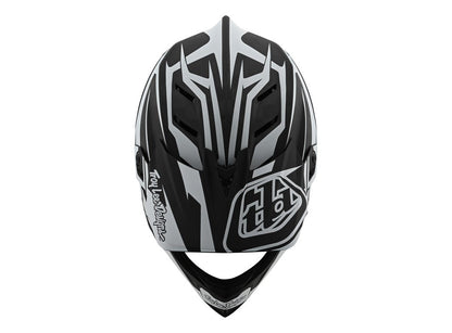 Troy Lee Designs D4 Carbon Full Face Helmet - Slash - Black-White - 2020