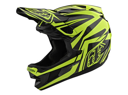 Troy Lee Designs D4 Carbon Full Face Helmet - Slash - Black-Yellow - 2020 Black - Yellow X-Small 