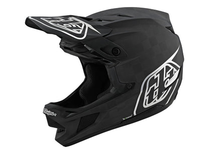 Troy Lee Designs D4 Carbon Full Face Helmet - Stealth - Black-Silver - 2020 Black - Silver X-Small 