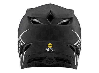 Troy Lee Designs D4 Carbon Full Face Helmet - Stealth - Black-Silver