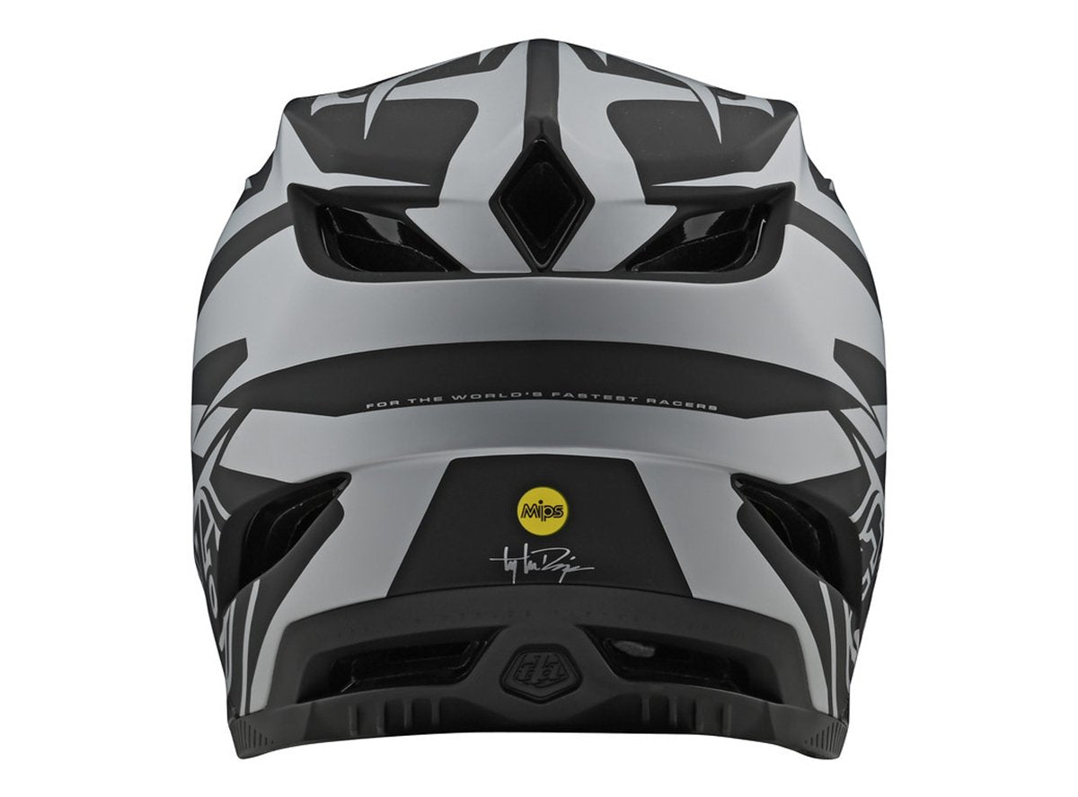 Troy Lee Designs D4 Composite Full Face Helmet - Slash - Black-Silver - 2020