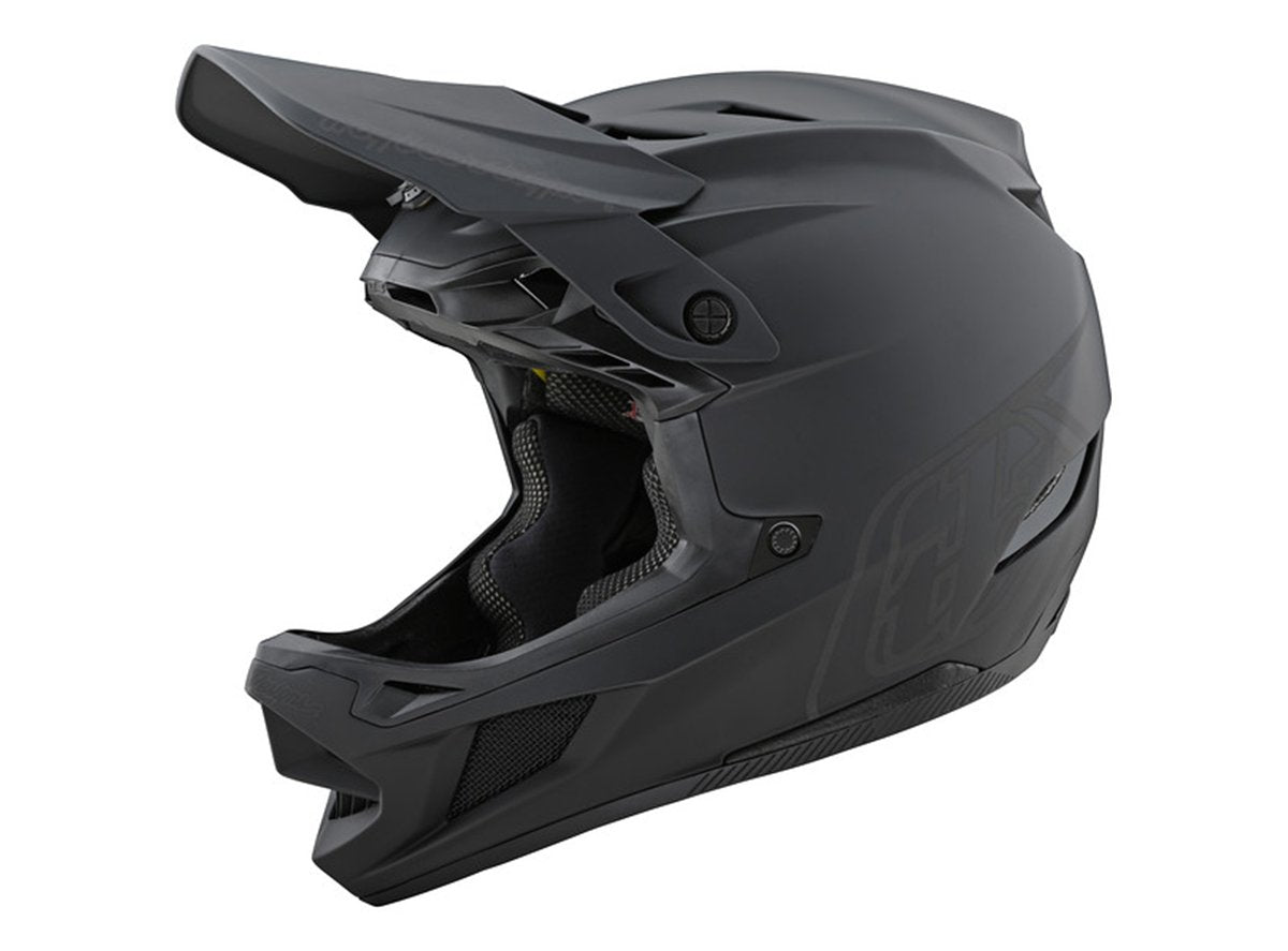 Troy Lee Designs D4 Composite Full Face Helmet - Stealth - Black-Gray - 2020 Black - Gray X-Small 