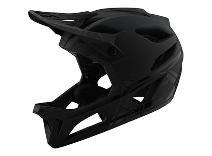 Troy Lee Designs Stage Full Face Helmet - Stealth - Midnight-Black - 2020 Midnight - Black X-Small/Small 