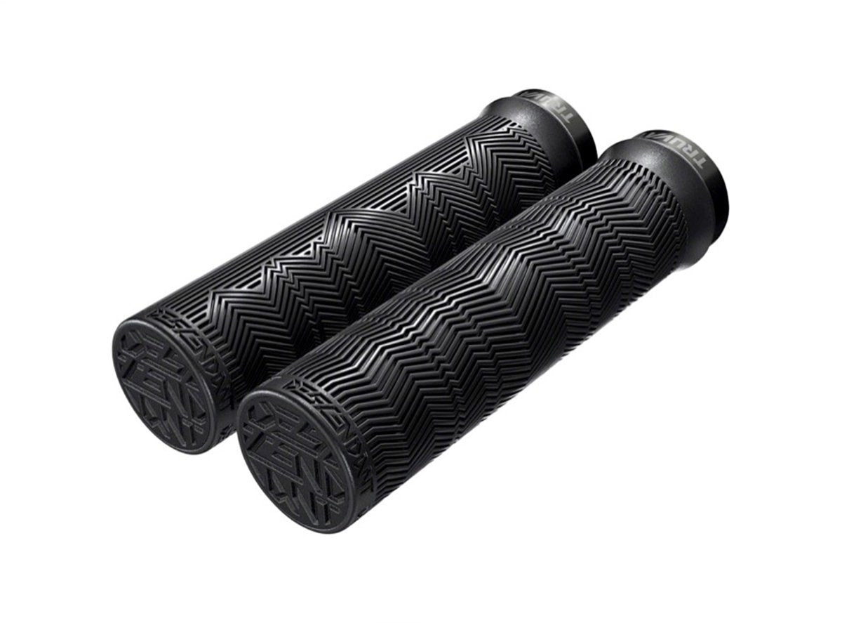 Truvativ Descendant Grips - Black Black Single Lockring 