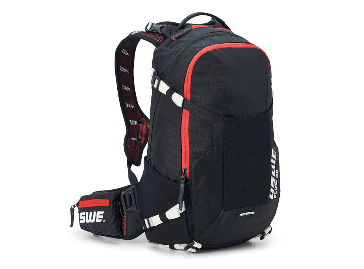 USWE Flow 25 Protector Backpack - Carbon Black - Cambria Bike