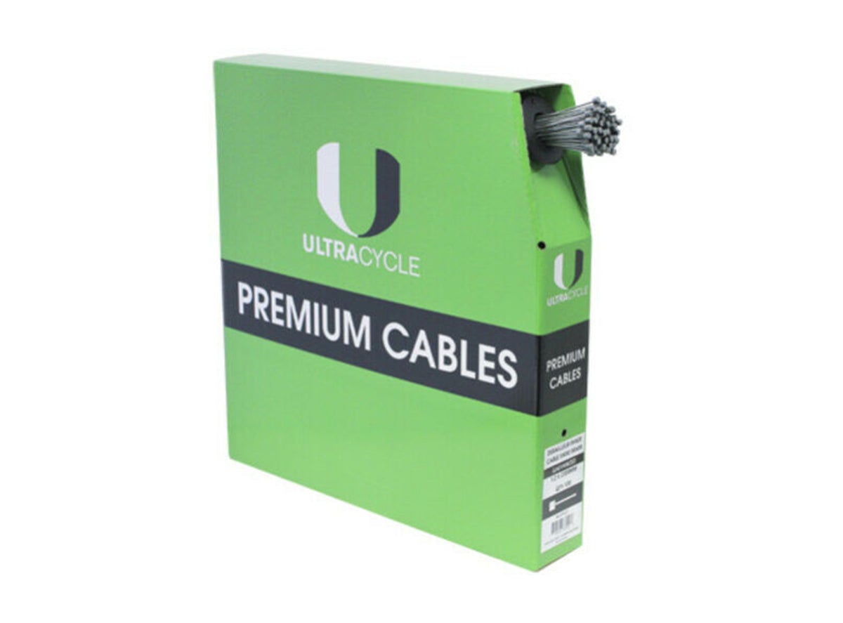 Ultracycle Galvanized Derailleur Cable - Silver Silver 2300mm 