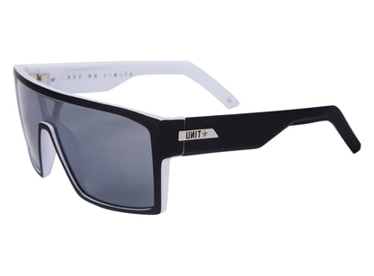 Unit Command Polarised Sunglasses - Black-Silver Black - Silver - Gray Lens  