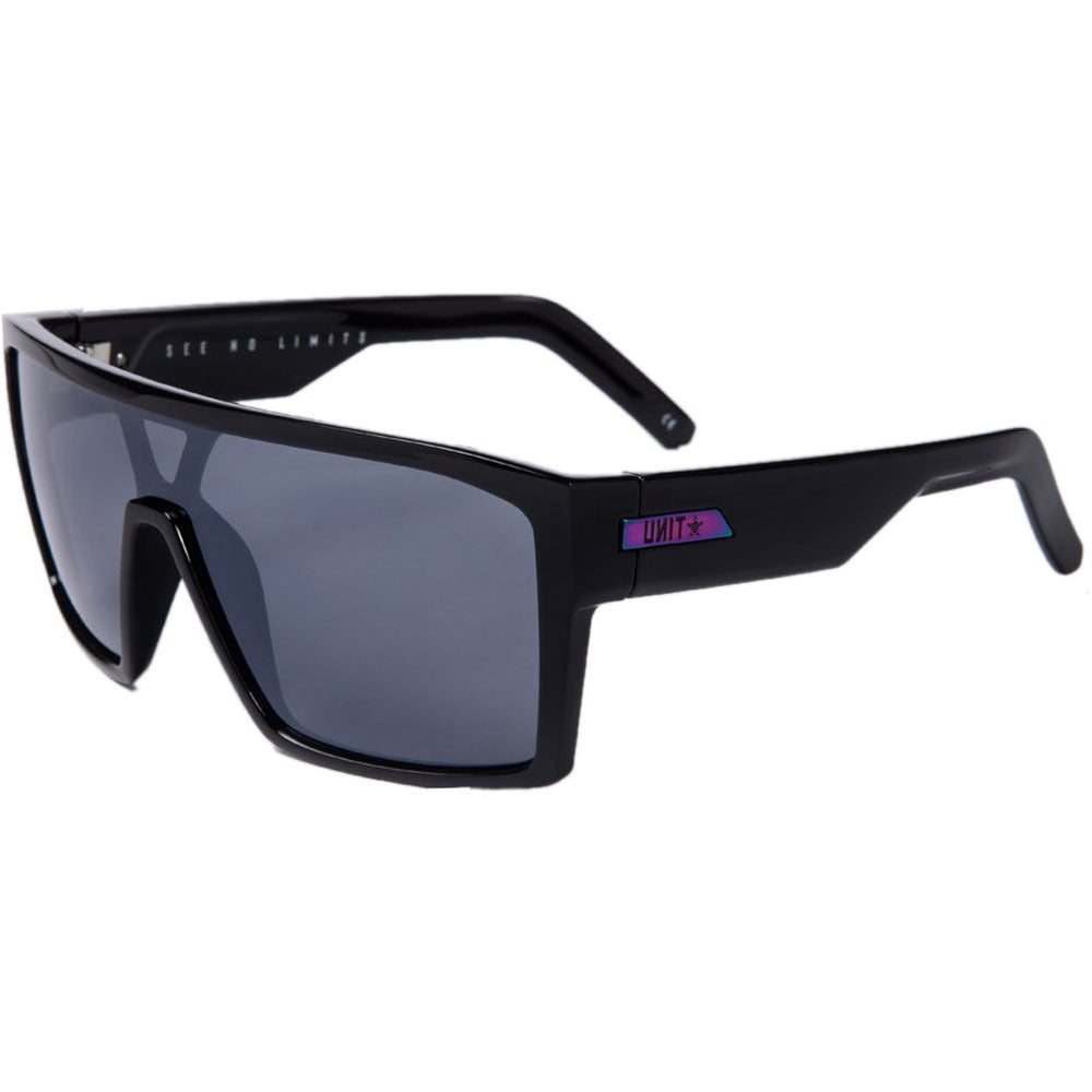 Unit Command Polarised Sunglasses - Gloss Black-Oxidized Gray Gloss Black - Oxidized Gray Lens  