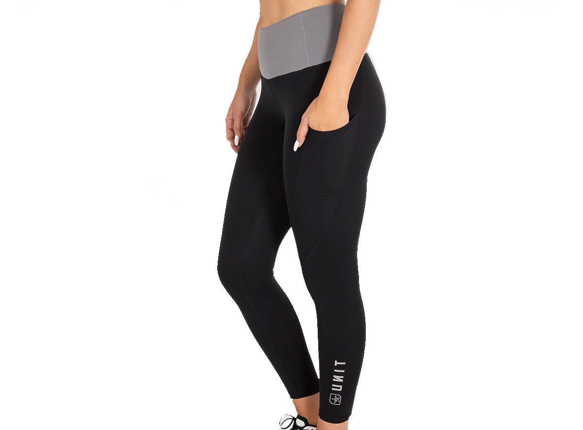 Unit Energy Active Leggings - Womens - Black-Gray Black - Gray 2X-Small 