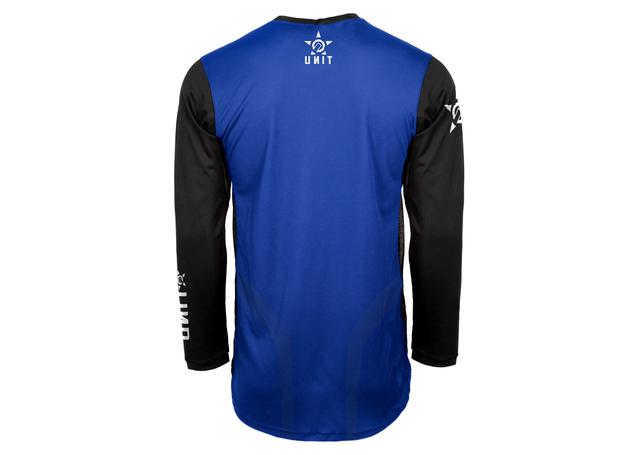 Unit Fixed Long Sleeve MTB Jersey - Blue - 2022