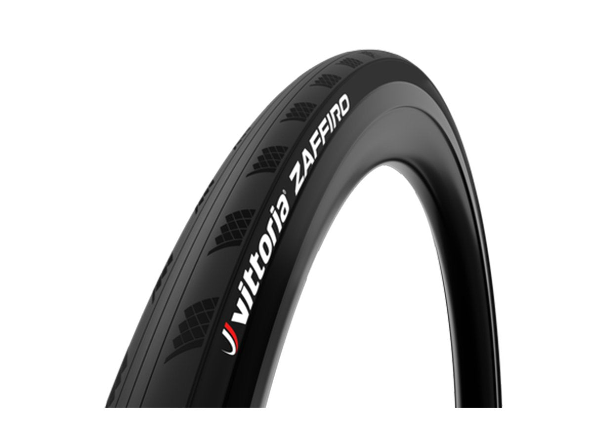 Vittoria Zaffiro V 27" Wire Road Tire - Black Black 1.1/4" 