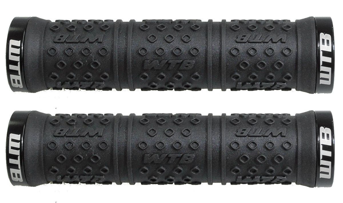 WTB TechTrail Clamp-On G2 Grips - Black Black  