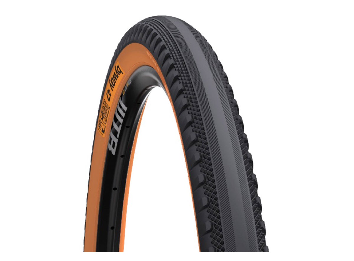 WTB ByWay Road TCS 650b Folding Cyclocross Tire - Black-Tan Black - Tan Wall 47c TCS - Tubeless Compatible System