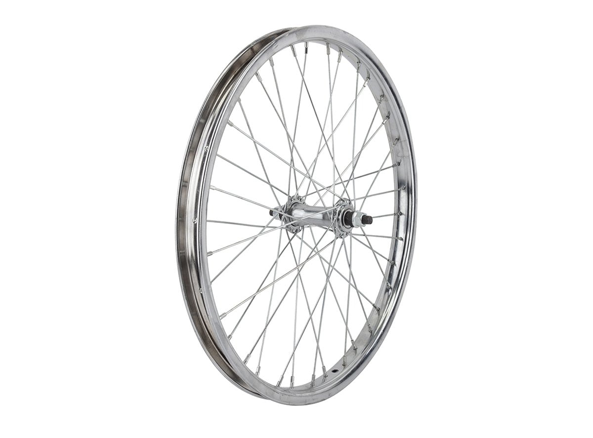 WheelMaster 20" Steel BMX Wheel - Front - Chrome Chrome 20" Bolt On