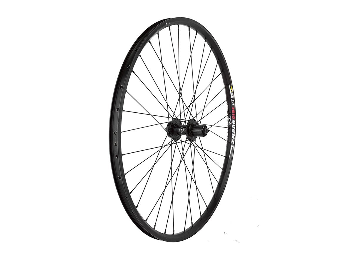 WheelMaster MT-2000 on Weimann XM280 Disc 29" MTB Wheel - Rear Black 135mm QR - 36h - Shimano HG 