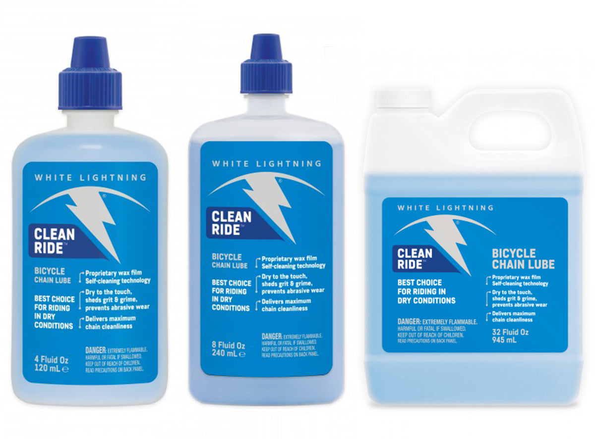 White Lightning Clean Ride Lube Blue 4oz 