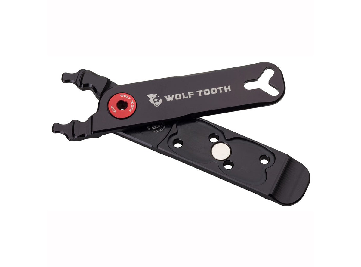 Wolf Tooth Components Combo Masterlink Pliers - Black-Red Black - Red  
