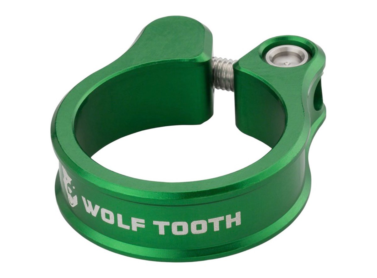 Wolf Tooth Components Seatpost Clamp - Green Green 29.8mm 