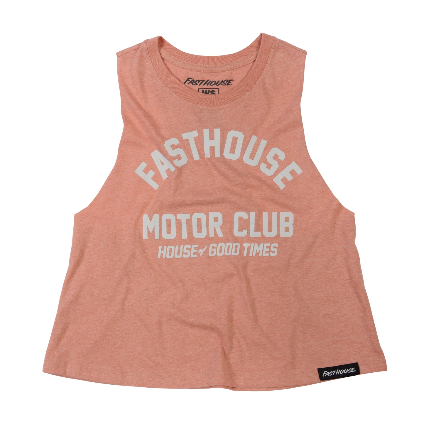 Fasthouse Brigade Crop Tank - Womens - Heather Peach - 2022 Heather Peach X-Small/Small 