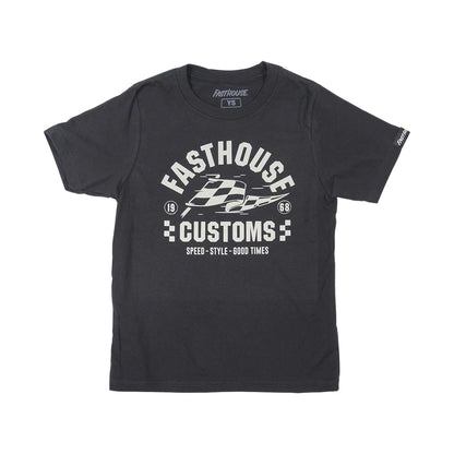 Fasthouse Sprinter Tee - Youth - Black - 2022 Black X-Small 