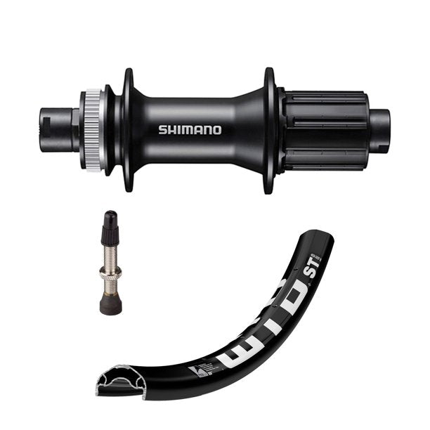 Shimano MT400-B on WTB STi30 29" Boost MTB Wheel - Rear