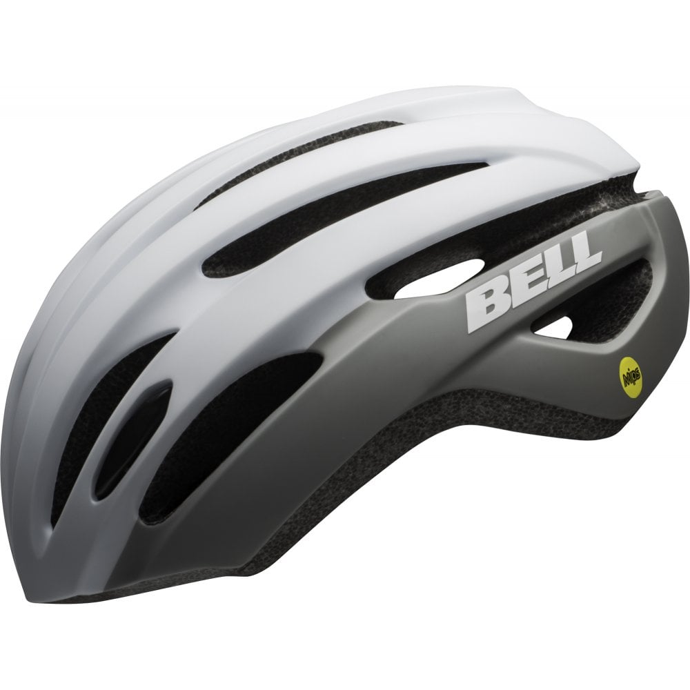 Bell Avenue MIPS Road Helmet - Matt Gloss White-Gray - 2022 Matt Gloss White - Gray Small/Medium 