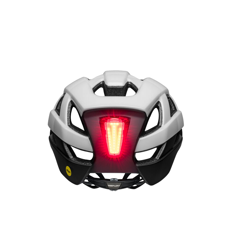 Bell Falcon XR LED MIPS MTB Helmet - Matt Gloss White-Black