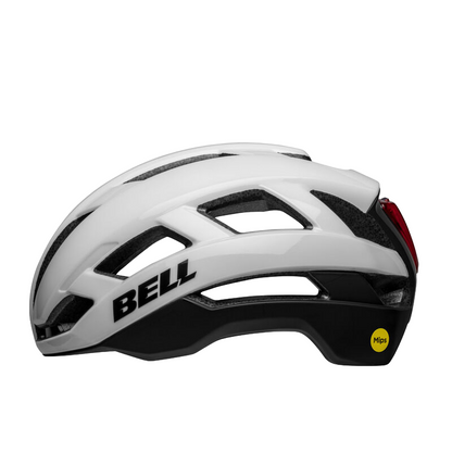 Bell Falcon XR LED MIPS MTB Helmet - Matt Gloss White-Black