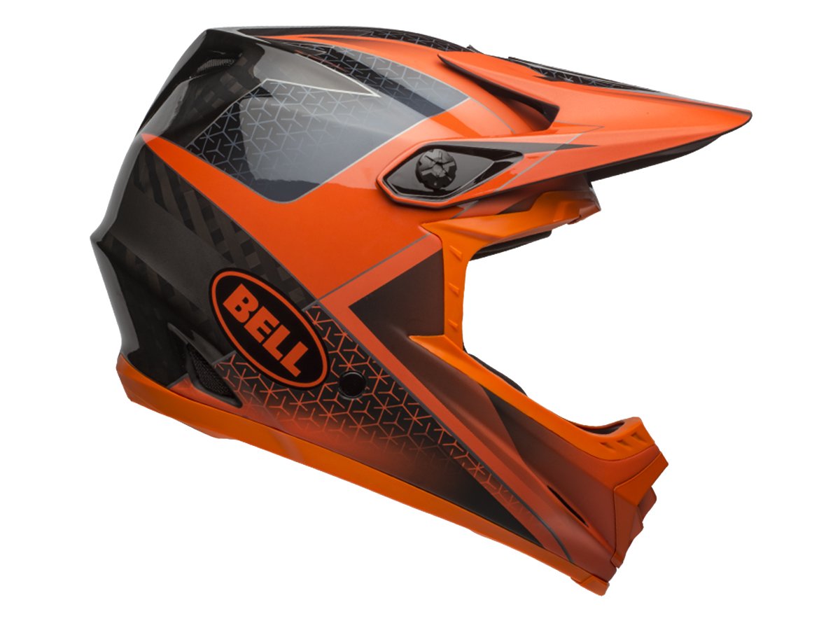 Bell Full-9 Full Face Helmet - Matt Gloss Slate-Gray-KTM Orange - 2019 Matt Gloss Slate - Gray - KTM Orange X-Small/Small 