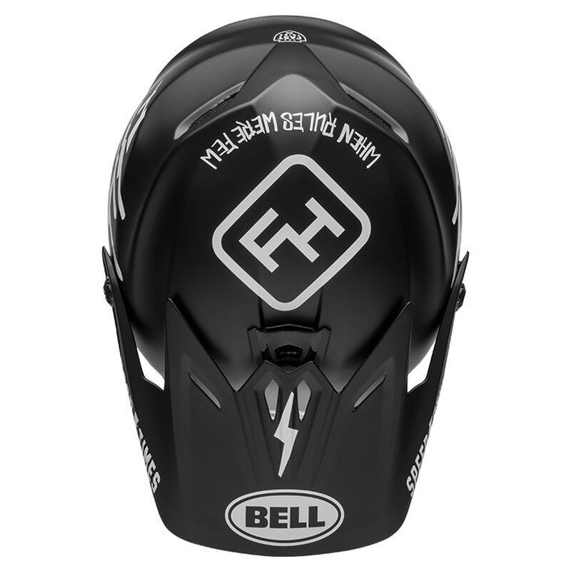 Bell Full-9 Fusion MIPS Full Face Helmet - Matt Black-White