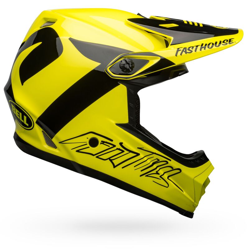 Bell Full-9 Fusion MIPS Full Face Helmet - Hi-Viz-Black