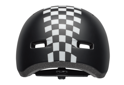 Bell Lil Ripper Child Helmet - Matt Black-White Checkers