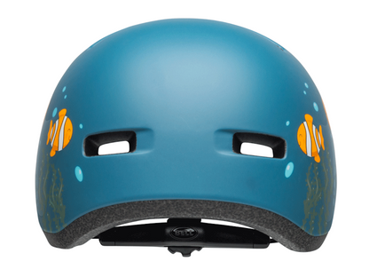 Bell Lil Ripper Child Helmet - Matt Gray-Blue Fish